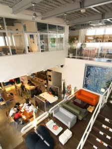 An Office with a Playful Spirit, Open to Customers, Employees and the Community
